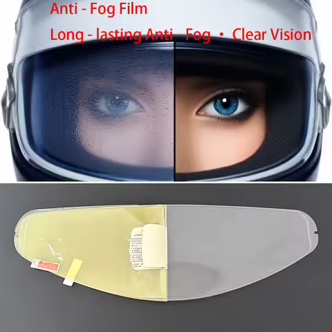 Motorcycle Helmet Visor Anti Fog Film Moto Helmet V10 Visor Helmets Lens Film for HJC V10 RPHA 12 RP