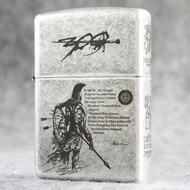 custom ไฟแช็ค Zippo รุ่น Sparta Warriors Windproof Collection ในกล่อง