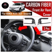 🔥SG SELLER🔥Honda VEZEL HR-V 2021 2022-Present Car Aircon Vent Trim Cover Carbon Fiber Accessories