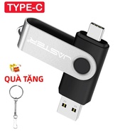 Ổ USB Flash Drive Tốc Độ Cao 64GB TYPE-C OTG USB Pen Drive Màu Bạc Kèm Móc Khóa Dùng Cho Điện Thoại 