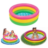 INTEX 4 rings and 3 rings inflatable outdoor swimming pool