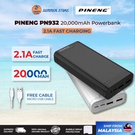 Pineng PN 932 Powerbank Fast Charger Large Capacity Power Bank PN-932 Capacity 20000 mAh Pn932 Pn733