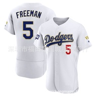 🎽2023 bóng chày MLP Jersey đồng phục Jersey Dodge 5 trắng vô địch phiên bản ưu tú Dodgers Freeman Je