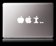 054 macbook decal sticker vinyl aksesoris laptop apple fruit