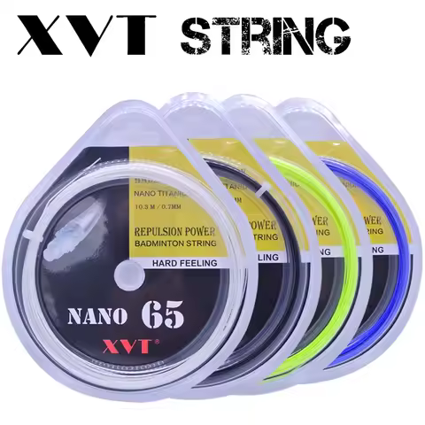 XVT 65 Hard feeling 28-30Lbs 10.3 meters badminton string / badminton racket string