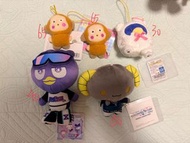 Sanrio 公仔山姆企鵝 淘氣猴 酷企鵝