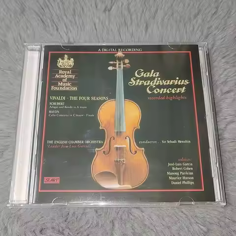 Violin Yehudi Menuhin Music CD Gala Stradivarius Concert Album Music Record Cosplay Walkman Car Soun