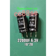 2200UF 6.3V 2200UF 6V3 10*20 ELECTROLYTIC CAPACITOR NIPPON CHEMI-CON