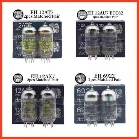 EH 12AX7 12AU7 12AT7 EL84 6922 Vacuum Electron Tube ECC83 ECC82 ECC81 6P14 E88CC 6DJ8 E88CC Tubes HI