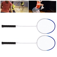 2Pcs Badminton Racket Alloy Ultra Light Sports Accessory for Training Competition