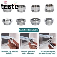 Water Filter Adapter, With Washer Metal Faucet Adapter Set, Useful 18/20/22/24mm To 22mm Faucet Conn