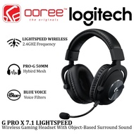 LOGITECH G PRO X WIRELESS LIGHTSPEED GAMING HEADSET WITH 50MM PRO-G DRIVERS / OBJECT BASED SURROUND 