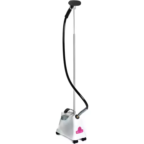 J-2000 Jiffy Garment Steamer with Plastic Steam Head Pink Series 120 Volt for Home and Travel Use Ra