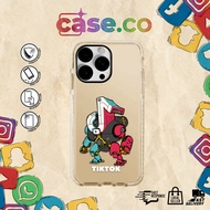 Tiktok - Soc-Med Life Collection by Case.Co - TPU Bumper Case Casing IP678 Till IP12PROMAX Phone cas