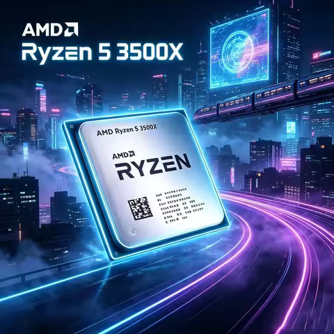 AMD Ryzen 5 3500X R5 3500X CPU Processor Socket AM4 7NM 3.6GHz 6-Core 6-Thread L3=32M 65W 100-000000