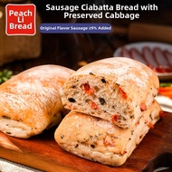 Toly | Sausage Filled Tomato and Basil Ciabatta Breakfast Bread
