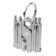 Multifunctional Keychain edc Tool Portable Screwdriver Outdoor Hex Wrench Card Picking Needle Knife 