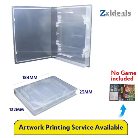 Universal Replacement Case For Game Cart For N4 For EA DVD For GBA Japanese Version Jaguar Clear Box