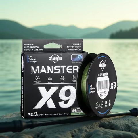 SeaKnight Brand X9 Fishing Line 500M 300M 150M Thin Strong Seawater-proof UV-proof Si+Coating 9 Weav