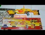 Promo - Pistol Peluru Busa NERF SGUN 7006 besar mainan tembakan senapan - Sedia Mainan anak action f
