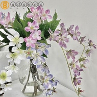 ADAMES Jasmine Artificial Hanging Flowers, Colorful Luxury Simulation Artificial Jasmine, Small Floral Like Real Beautiful Artificial Silk Flowers Home