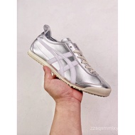 ASICS Onitsuka Tiger Mexico 66 A Original Shoes - Silver Leather