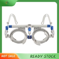 [luxiang.th] New Optometry Trial Frame 4 Lens Slots Adjustable PD 48-80mm with Eye Distance Scale fo