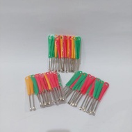 SATU PACK ( 20 PCS ) Urek Pembersih Telinga Gagang Plastik Korek Pembersih Kuping Gagang Plastik
