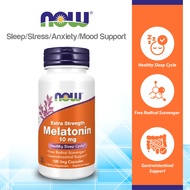 NOW Supplements, Melatonin, Extra Strength 10 mg, Free Radical Scavenger, Healthy Sleep Cycle, 100 V