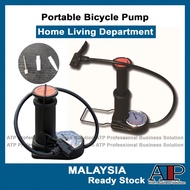 Automotive Mini Portable Foot Pump Cycle Air Pump Bike Bicycle Bicycle Pump With Pressure Gauge Pam 