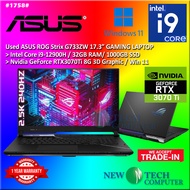 #1758 USED i9 ASUS ROG G733ZW Performance Gaming Laptop intel i9 12900H 32GB 1TB SSD RTX3070Ti  RTX 