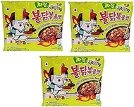 Sam Yang Samyang Buldak Jijang (Pack Of 3) (420Gm) (Imported) Instant Noodles Non-Vegetarian (3X140 