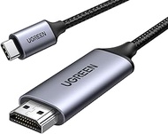 UGREEN USB C to HDMI Cable 2M 4K 60Hz, Type C to HDMI Adapter Thunderbolt 4/3 to HDMI for Home Office Compatible with iPhone 15 Pro Max Plus, MacBook Pro Air iPad Pro, XPS, Galaxy S23, Steam Deck