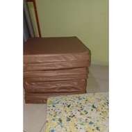 LESEHAN PILLOW 40X40X5 REBOUNDED FLOOR FOAM OSCAR LEATHER SEAT CASE