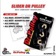 DrPulley Piece Slide Slider Scoopy Genio Spacy Vario 110 Rubber Roller Housing Cover SP 1814 AG