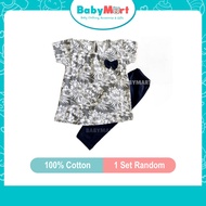 NEW DESIGN Borong PlaySet Baby Girl Casual Wear Top Pant [RANDOM DESIGN] Summer Clothing Baju Kanak Budak Perempuan