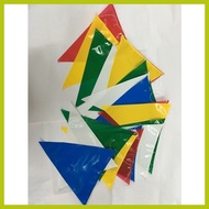 ☼ ✽ ◱ MAKAPAL** Local made** 10 Meters Assorted Color Fiesta Flag Banderitas / Fiesta Banderitas