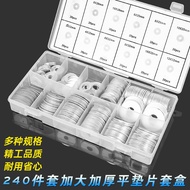 304Stainless Steel Spacer Increased Thickened Metal Screw Flat Spacer Round Spacer M2M4M6M8M10M12