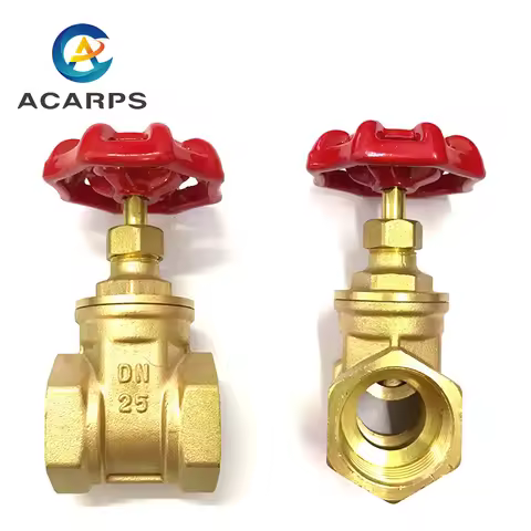 1/4" 3/8" 1/2" 3/4" 1" inch Brass gate valves DN15 20 25 water valve switch valve Internal Thread Ga