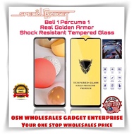 Kaca Samsung (Beli 1 Free 1 OG Golden Armor)A7 2018 J8 A8 Plus A6 J4 J6 Core HD Tempered