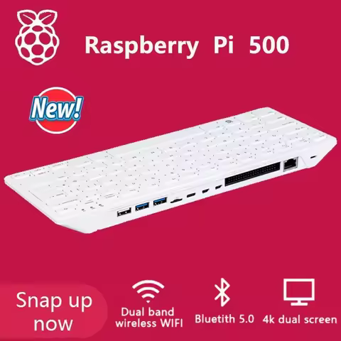 Raspberry Pi 500 Keyboard Quad-core Processor 8GB of RAM 4K Dual display Performance Mainboard All i