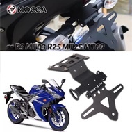 Suitable for Yamaha R3 MT03 R25 MT25 MT09 Short Tail License Plate Holder License Plate Holder Modified Accessories