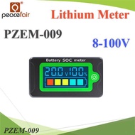 Battery Meter SOC PZEM009 Indicator Light Voltmeter DC8-100V LCD