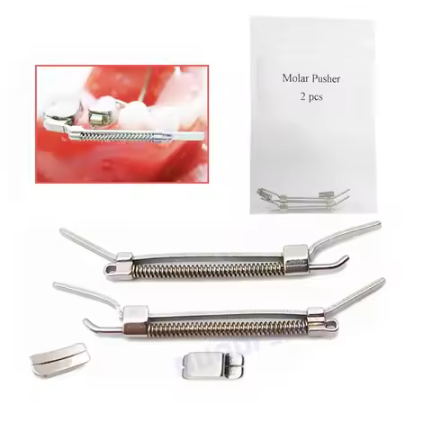 2Pcs Dental Orthodontic Appliance Spring Molar Pusher Distalizer Expansion Ortho