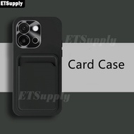 Phone case OnePlus 13T Soft Card Holder Slot Silicone Wallet Back cover OnePlus 13 Pro 13R case