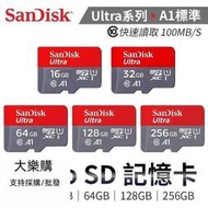 現貨 SanDisk 256G 128G 64G 高速記憶卡 監視器 行車記錄儀 MicroSD TF卡