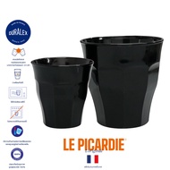 Duralex Picardie Water Glass Coffee Cup Glossy Black