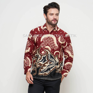 Kemeja Batik Pria Warna Merah Maroon Batik Warna Merah Maroon Batik Pria Warna Merah Maroon Batik Pr