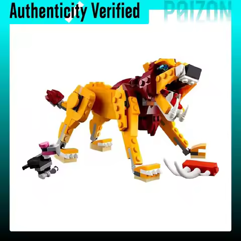 LEGO LOGO Creator Wild Lion Building Blocks 224 Pcs 31112