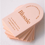 穿戴甲展示卡纸600g咭片粉卡烫金金边名片网红明信片设计印刷Wear a display cardboard 600g card powder card fujiayifang168.my202511